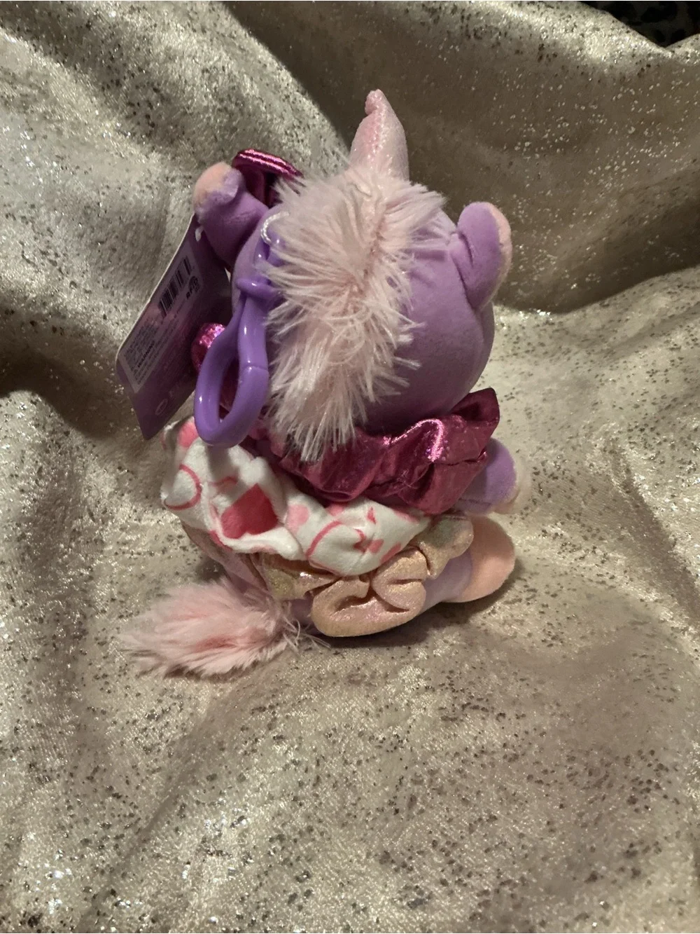 Purple Plush Unicorn Hair Accessory